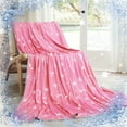thumbnail image 2 of Teler Cooling Blanket for Hot Sleepers, Summer Cold Blankets for Sleeping Night Sweats to Keep Cool, Queen Size, Pink, 2 of 5