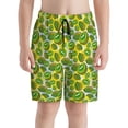 thumbnail image 2 of Cauagu Kiwi Fruits Summer Print Swim Trunks for Men,Youth Boys Swim Shorts Compression Liner Beach Shorts Boys' Swimming Shorts 7-20 Years Bathing Suit-Medium, 2 of 7