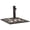 Bronze, variant on vidaXL 28.8 lb Green Square Cast Iron Patio Umbrella Base, Adjustable Height