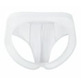 thumbnail image 4 of JUUYY Men's See Through Mesh Jockstrap Underwear Jock Strap Backless Underpants White Free Size, 4 of 4