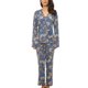 thumbnail image 3 of Kimono superior floral ropa de dormir Abanopi L, 3 of 5