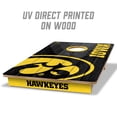 thumbnail image 5 of YouTheFan NCAA Iowa Hawkeyes 2' x 3' Cornhole Game No Bags, 5 of 5