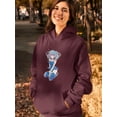 thumbnail image 2 of Anime Girl Ballerina Outfit Hoodie Women -Image by Shutterstock, Female Medium, 2 of 4