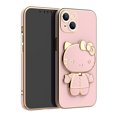 thumbnail image 1 of Funda de teléfono con soporte oculto y espejo HelloKitty para iPhone 14/13 Pro Max, 1 of 4