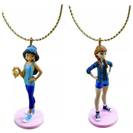 Vanellope Princess Frozen Anna & Jasmine Sports Ornament Figure Pvc Charm 3” New