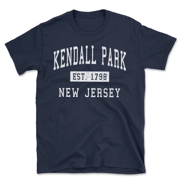 Kendall Park New Jersey Classic Established Men's Cotton T-Shirt