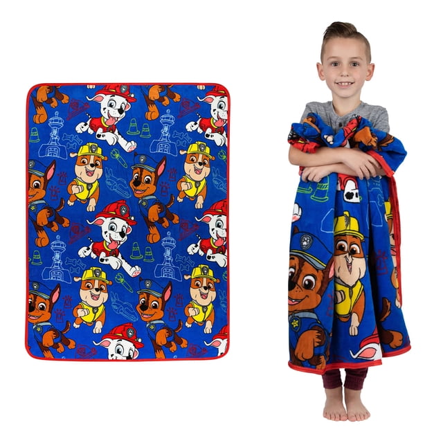 Manta Franco Paw Patrol, supersuave, de felpa, 117 x 152 cm