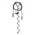 thumbnail image 1 of Zinco - Pieu en spirale avec câble d'attache extra-fort de 10' pour petits chiens, Bleu, 1 of 1