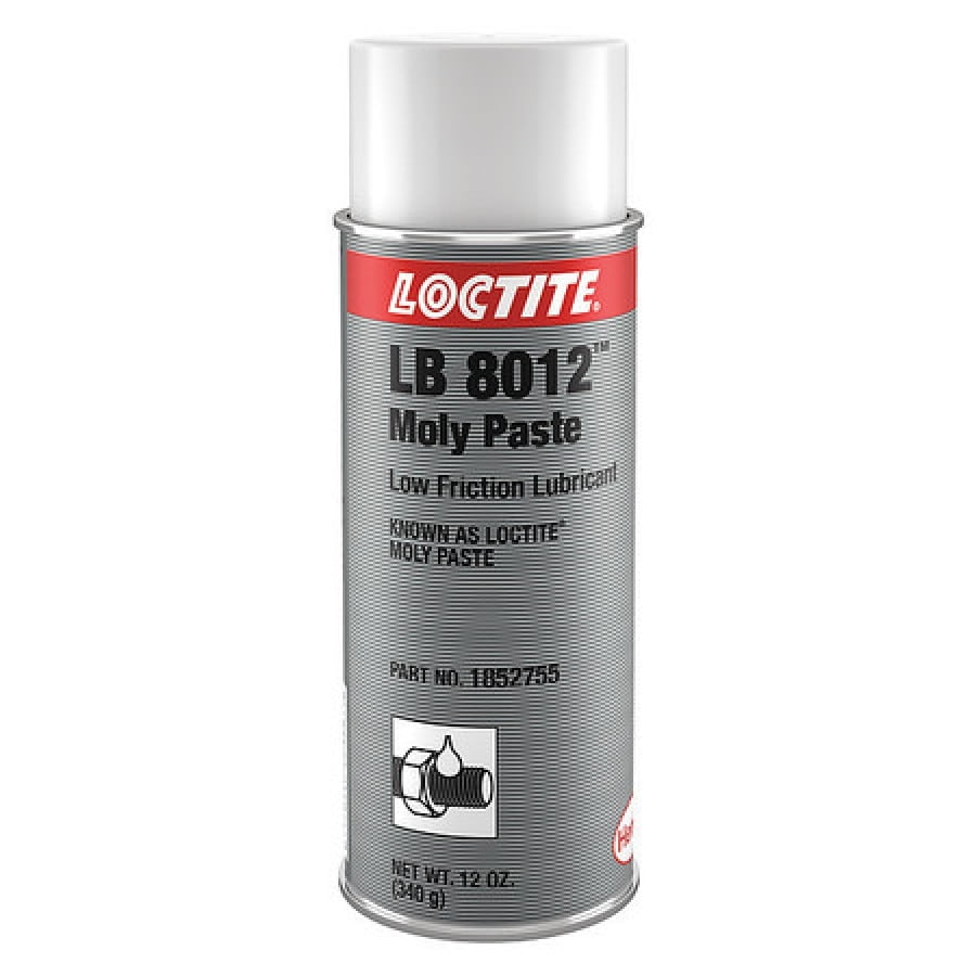LOCTITE 1852755 AntiSeize,12 oz,Moly,Spray Can,Black LB 8012(TM) MOLY