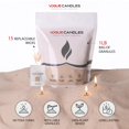thumbnail image 4 of Relleno para velas Vogue Candles de cera granulada nude 500 g con pabilos, 4 of 8