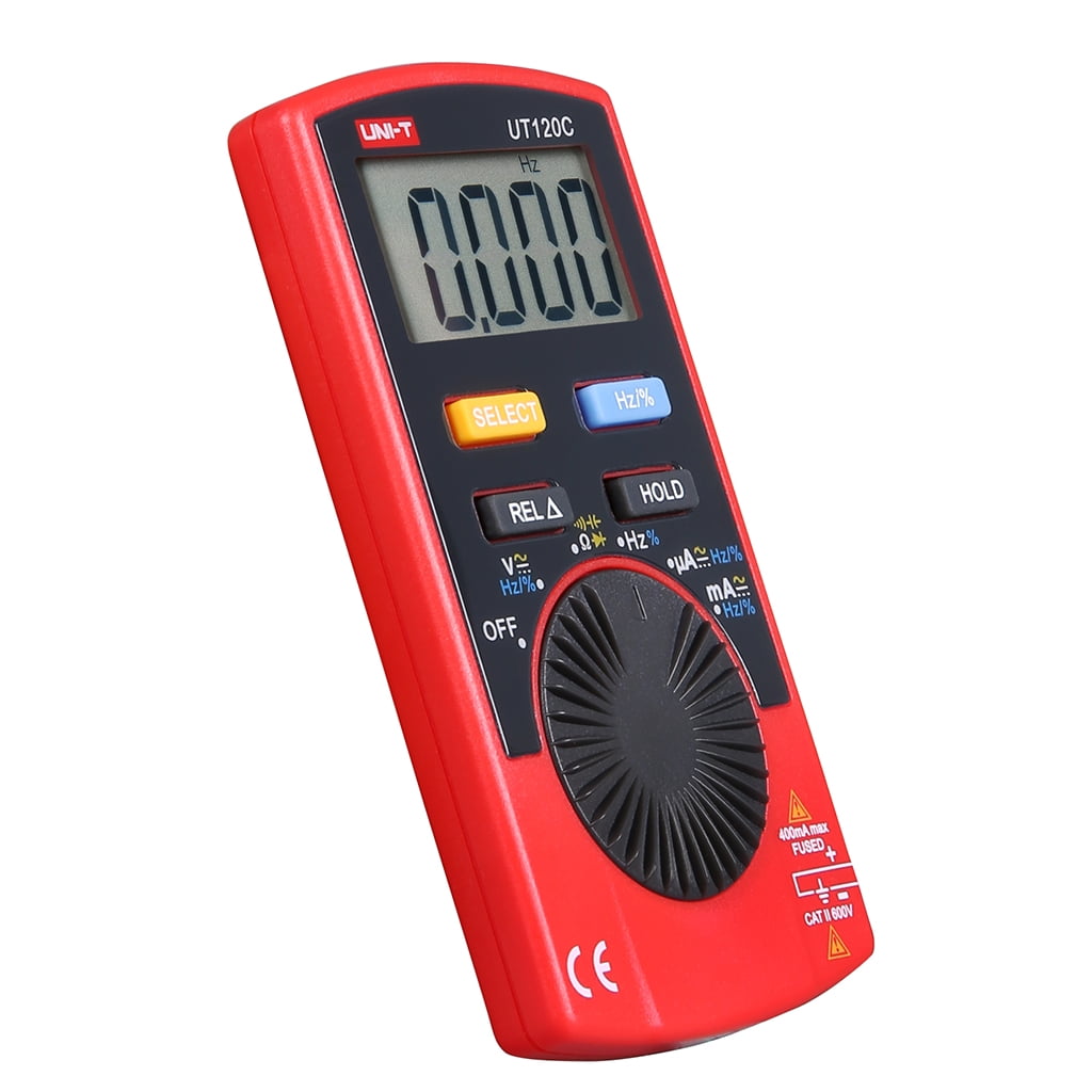 AC/DC Current Voltage Tester for Checking Automobile Motor and Radio Equipment UNI-T UT120C 3 3/4 Auto Ranging Digital Multimeter 
