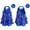 Royal Blue, variant on iiniim Kids Girls Modern Jazz Latin Dance Halter Shiny Sequins Sleeveless Leotard with Mental Elastic Hair Tie Gold 4