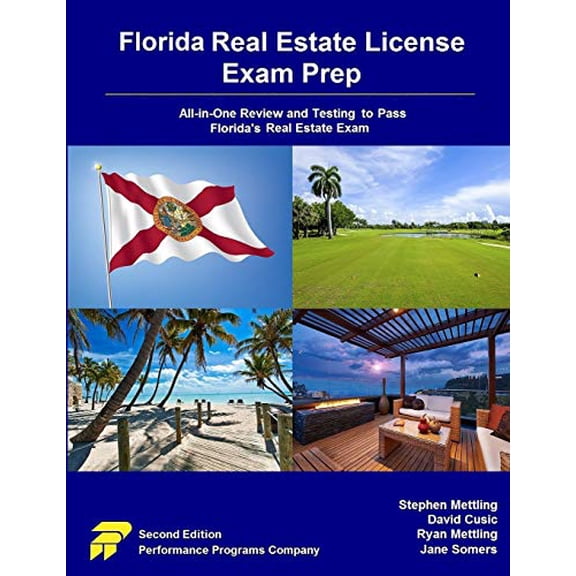 Pre-Owned Florida Real Estate License Exam Prep: All-in-One Review and Testing to Pass Florida's Real Estate Exam (Paperback) 0915777126 9780915777129