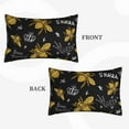thumbnail image 4 of EasygdpHohey Bee Golden Embroidery Polyester Fiber Double-Sided Pillowcase,Super Soft,Comfortable And Luxurious Pillowcase,Not Easy To Break Or Deform- 20"X30", 4 of 9