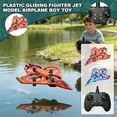 thumbnail image 2 of Remote Control Airplane, Remote Control Fighter Jet, Low Battery Warning, 360° Flip Fighter Jet Toy, Stunt Roll, 8.07*6.01 Inches, Plastic, Red., 2 of 7