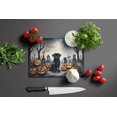 thumbnail image 2 of Black Pug Spooky Halloween Glass Cutting Board Large 12 in x 15 in, 2 of 5