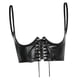 thumbnail image 1 of Mujeres s Corsé Underbust Gothic PU Cuero Crop Tops Cintura Corsé Fiesta M Yuyangstore corsé cinturón, 1 of 8