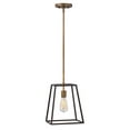 thumbnail image 1 of Hinkley Fulton 3351BZ 12 Pouces Petite Suspension, 1 Lumière Base Moyenne LED 14W, 1 of 1