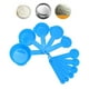 thumbnail image 2 of Cucharas y tazas medidoras DYNWAVEMX de plástico de grado alimenticio 11 en 1 azul, 2 of 7
