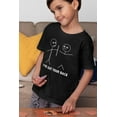 thumbnail image 3 of Old Glory Youth I've Got Your Back Stick Figure Short Sleeve Graphic T Shirt, 3 of 6