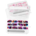 thumbnail image 3 of 240Pcs Colorful Salon Pointed Nail Tips False Nails with Nail File Nail Polish (1#), 3 of 10