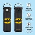 thumbnail image 2 of Botella aislante Thermos Funtainer de acero, diseño Batman, 2 of 3