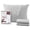 Light Grey, variant on CirclesHome Pillow Protectors 2 Pack Standard Zippered - 100% Cotton Breathable Pillowcases - Protects Pillows from Dirt, Dust and Debris (Standard - Set of 2 - 20x26)