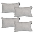 thumbnail image 1 of Cojin Riñonera Decorativa Rectangular Set de 4 Manhattan Gris, 1 of 4
