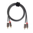thumbnail image 1 of Cable 2 2 RCA 3 piezas 6 Pies 10 Pies 16 Pies 32 Pies Audio Estéreo DVD 1m Hugo Cable de audio RCA macho a macho, 1 of 10
