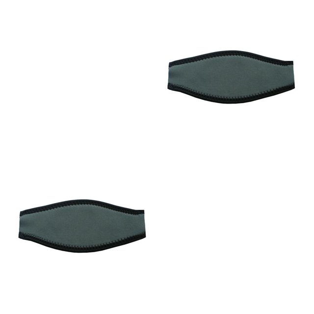 Wosthever Funda de correa acolchada para buceo, protección de buceo, almohadilla de cinturón cómoda, gafas de natación, banda para la cabeza, envoltura Gris 2piezas Wosthever CBP499391
