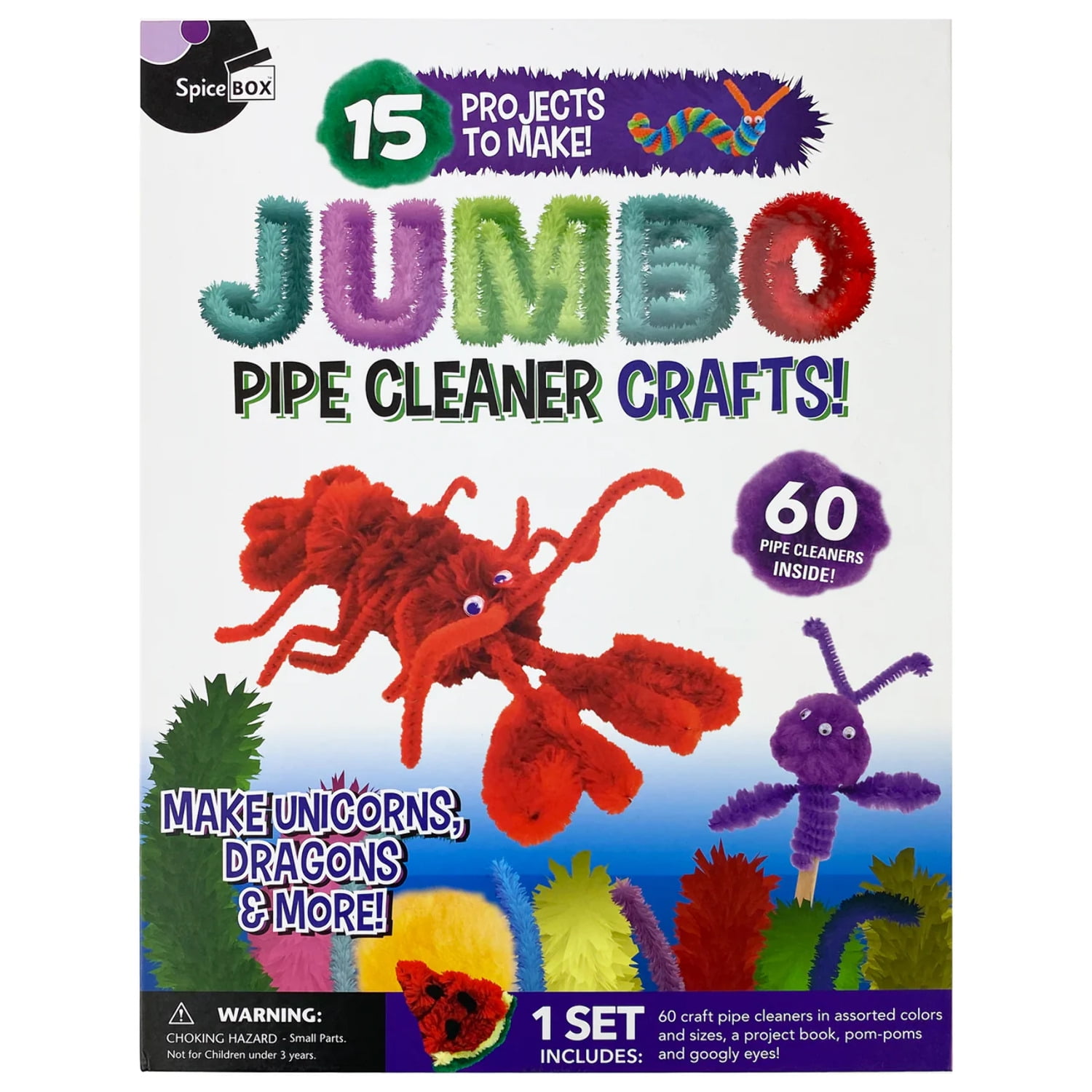 Unicorn Colours Pipe Cleaners Value Pack