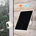 thumbnail image 4 of Cargador de panel solar de 6W/5V con dos cotor DC3.5x1.35 y USB-C, cable de carga de 9.8 pi, IP65, coatible con Ring Spotlight Cam Plus/Pro, Stick Up Cam Battery 2nd/3rd Generation, 4 of 5