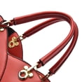 thumbnail image 5 of Stylago Leather Handbags and Purses for Women Cherry Pendant Fashion Top Handle Satchel Multiple Compartments Crossbody Bag Beige, 5 of 6