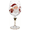 03# A, variant on 3D Christmas Glass Art Cup – Raised Santa Snowman Reindeer Tree Goblet with Snowflake Detail, Festive Holiday Glassware for Wine Cocktails Party Decor,Santa