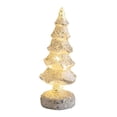 thumbnail image 3 of Estatuilla de Navidad de cristal con luces LED Hugo Estilo B, 3 of 10