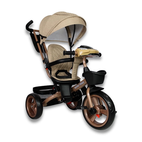 Triciclo Premium Con Empuje Capitonado Y Sonido Noni Is-x1