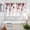 Red, variant on Navy Blue Flowers Kitchen Curtains Window Panels, Spring Floral Elegant Pastoral Watercolor Insulated Window Treatment Curtain, Grommet Curtains for Bedroom/Living Room/Bathroom, 2 Piece 42"Wx63"L