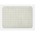 thumbnail image 1 of Cat Bath Mat, Cursive Meow with Upside down Kittens Mini Paws, Plush Bathroom Decor Mat with Non Slip Backing, 29.5" X 17.5", Multicolor, by Ambesonne, 1 of 2