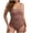 Coffee, variant on Holloyiver Firm Tummy Compression Bodysuit Shaper with Butt Lifter Ladies Seamless One-Piece Buckle Body Abdominal LifterHip Underwear Stretch Slimming Body Corset Beige