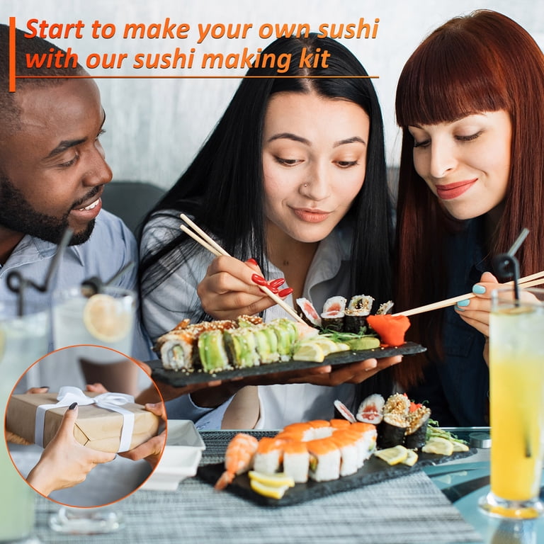 ANUNU Sushi Making Kit, 27 Pieces Deluxe Edition, Sushi Maker Kit