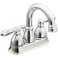 thumbnail image 3 of Moen WS84667 Caldwell Two-Handle High Arc Bathroom Faucet, Chrome, 3 of 4