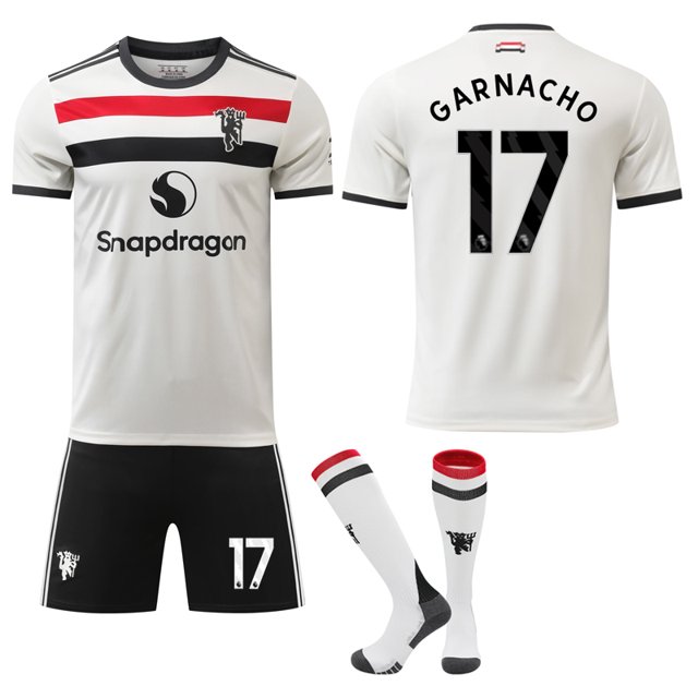 2024-2025 Manchester United Away Kids Adult Football Shirt No.17 GARNACHO