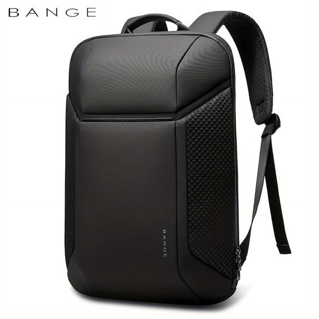 Upgrade Your Business Look with the BANGE Simple Laptop Backpack - Waterproof & Moisture Proof!