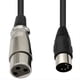 thumbnail image 4 of Cable de Audio DIN de 5 A XLR de 3 para Conectar Instrumentos Musicales o Cables con MIDI o XLR DIN 5P Macho A XLR Hembra, 4 of 5