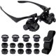 thumbnail image 1 of Magnifying Glasses with 2 LED Lights, 8 Detachable Lenses, Head Mount Magnifier, Hands Free Magnifying Glasses(2.5X 4X 6X 8X 10X 15X 20X 25X), 1 of 5