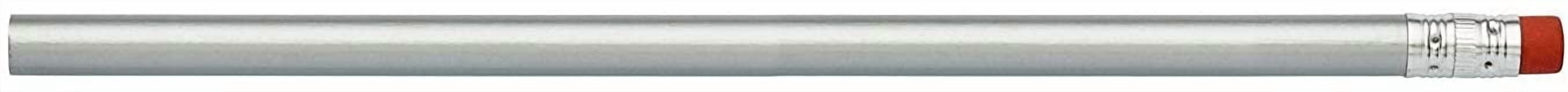 Pencil Guy Blank Round Pencils Silver, Pack of 144 Wood Pencils