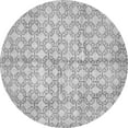 thumbnail image 1 of Ahgly Company Indoor Round Abstract Gray Modern Area Rugs, 5' Round, 1 of 4