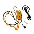 thumbnail image 1 of Auriculares con tapones para los oídos, USB tipo C, ligeros, universales, intraauriculares, para trabajar, gimnasio, correr, escuchar música. amarillo, 1 of 8
