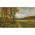 thumbnail image 2 of Joaquim Vayreda 18x12 Gold Ornate Wood Frame and Double Matted Museum Art Print Titled - The Scarecrow (1883 -1885), 2 of 4