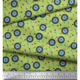 thumbnail image 2 of Soimoi Polyester Crepe Fabric Dart Board Sports Print Fabric by The Yard 52 Inch Wide, 2 of 3